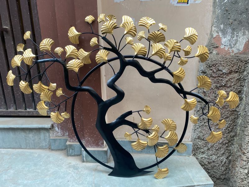 PANORAMIC ANTIQUE GOLDEN WALL ART - Home decor