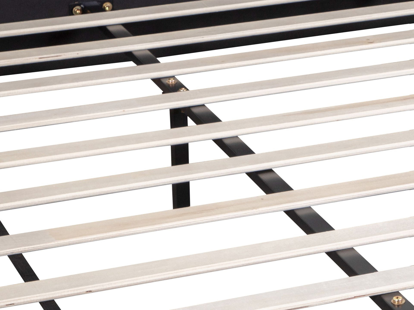 Air Leather Super King PU Bed Frame - Black