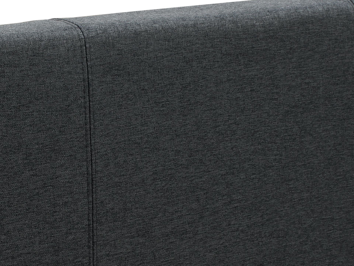 Fabric King Single Bed Frame - Dark Grey