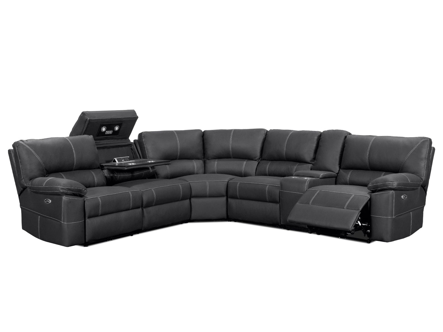 Ashleigh Corner Recliner Lounge Suite | Electric