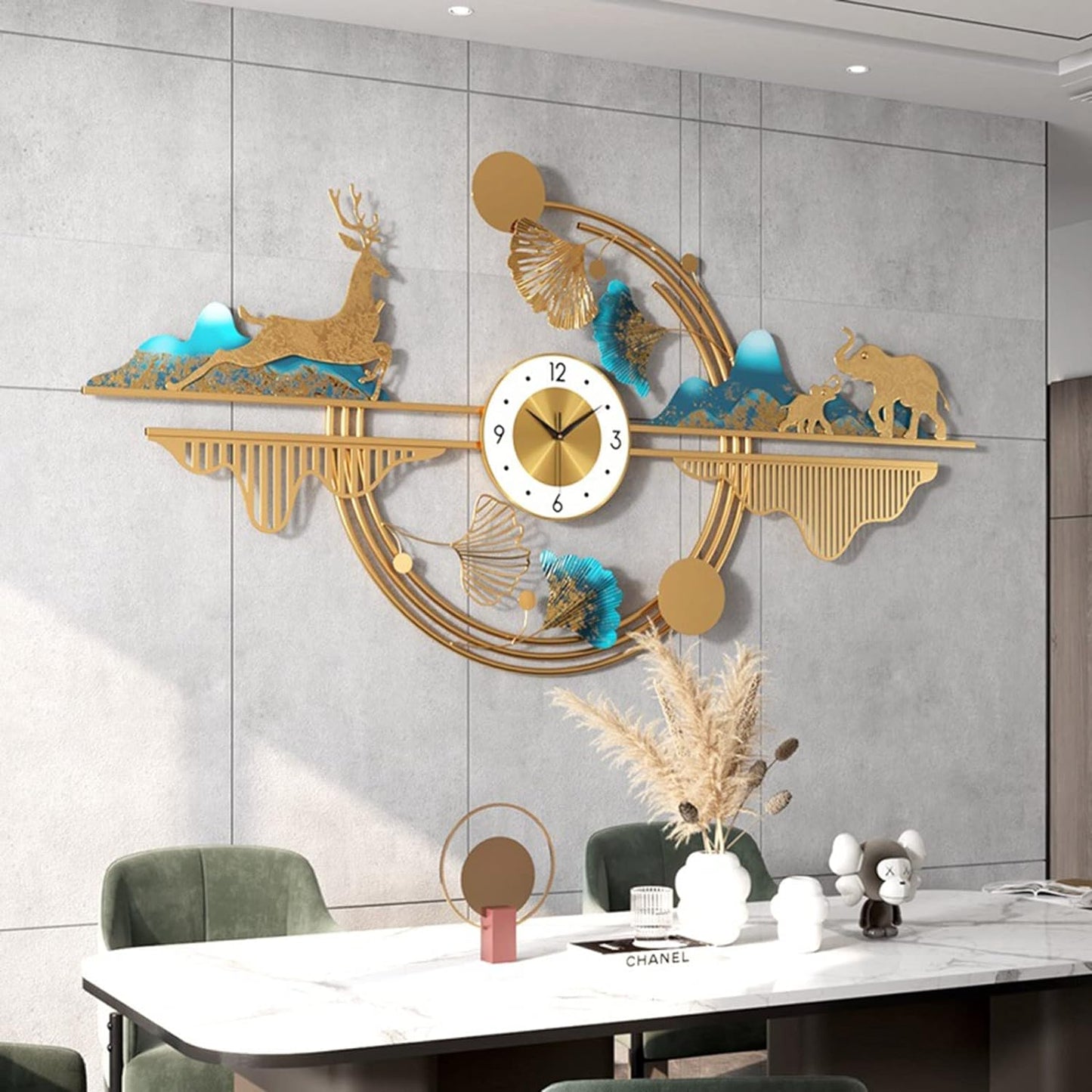 Starfisher Metal Wall Art Works - Ginkgo biloba 3D Wall Metal Wall - Home decor