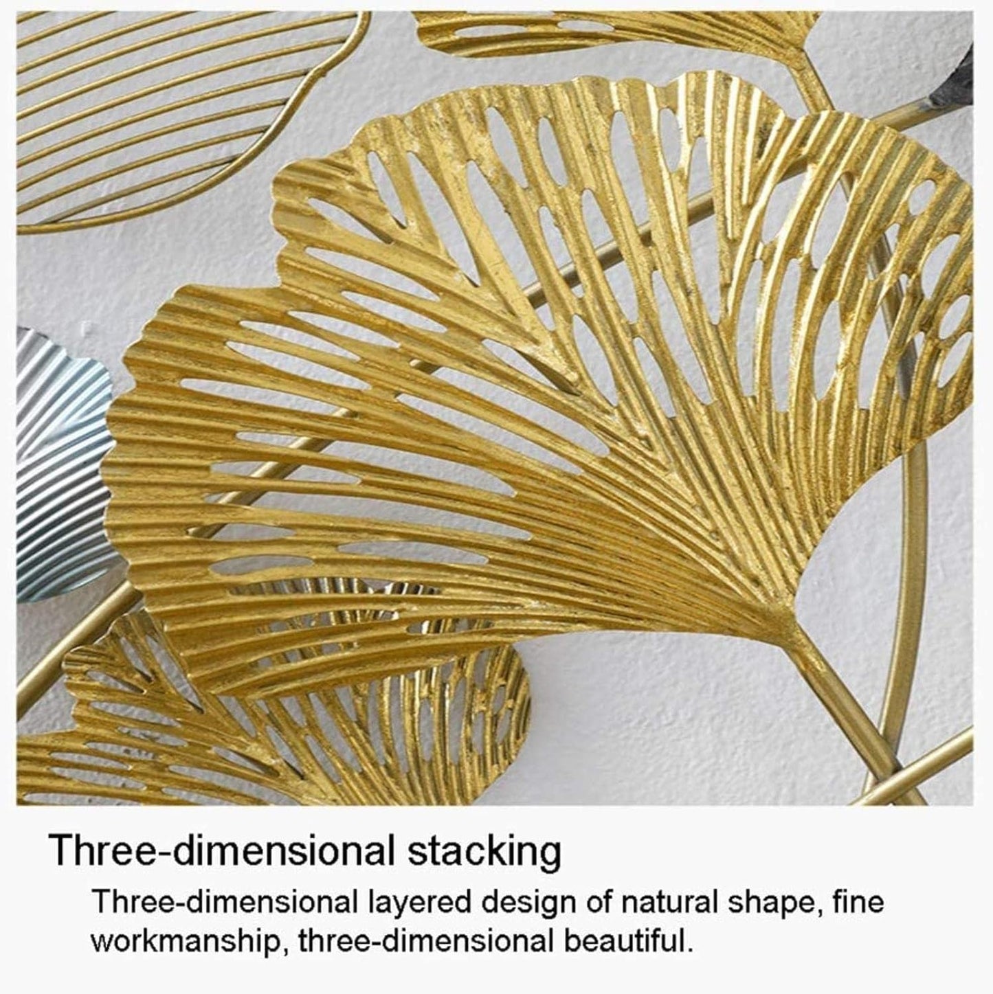 Modern Wall Art Ginko Leaf Wall Art - Home decor