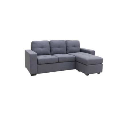 Bessie Lounge Suite Reversible 3 Seater Chaise - Grey