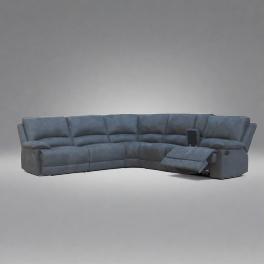 Napoli Lounge Suite Fabric Corner Recliner