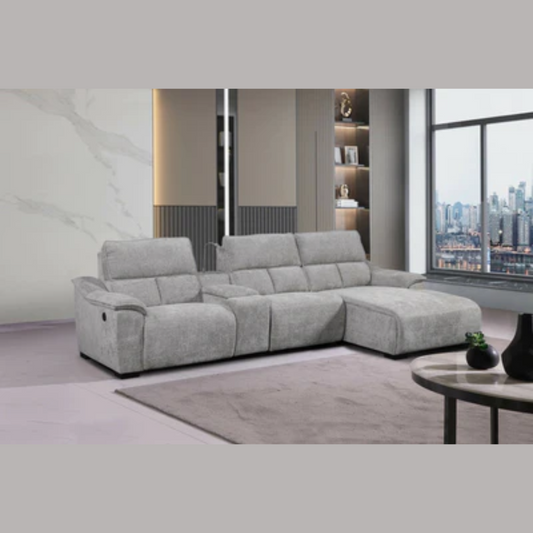 Alpha Lounge Suite Electric Recliner with Chaise