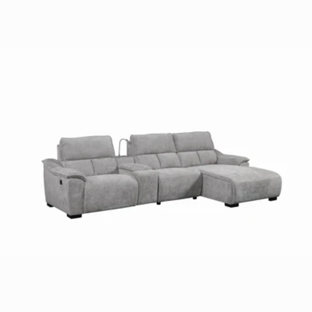 Alpha Lounge Suite Electric Recliner with Chaise