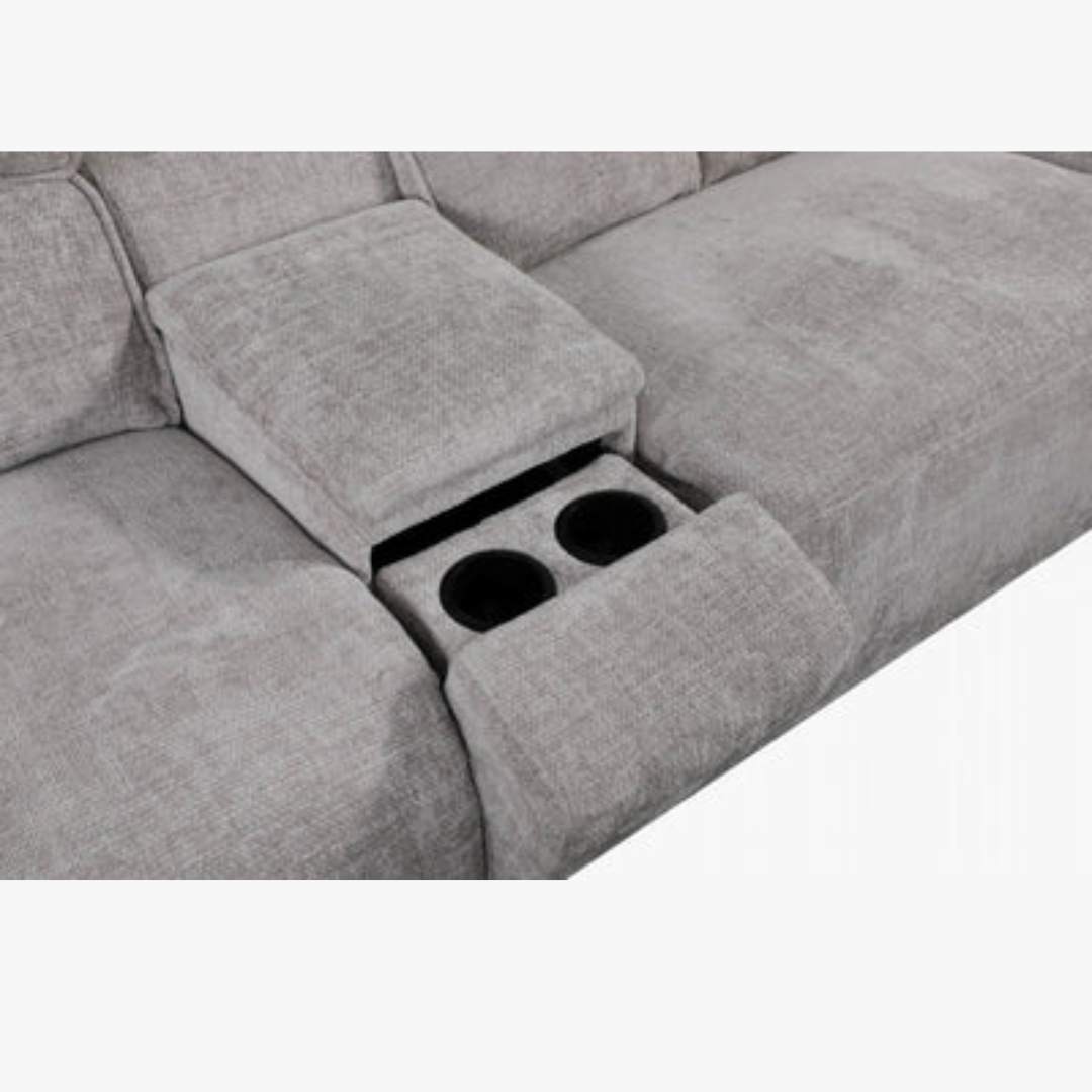 Alpha Lounge Suite Electric Recliner with Chaise