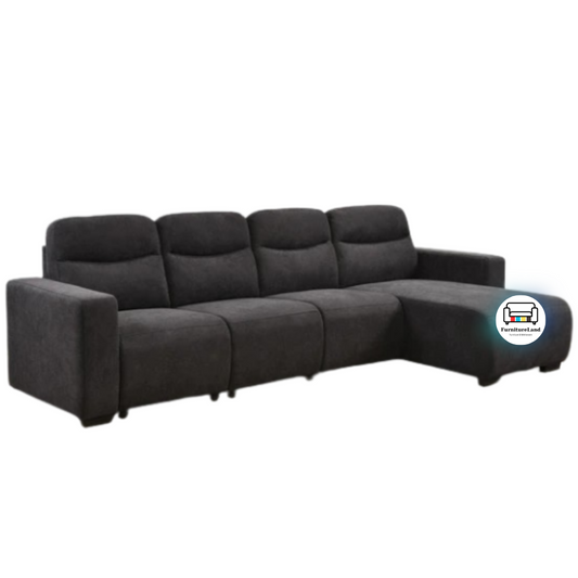 Rhino Reversible Fabric Sofa with Chaise