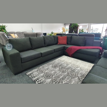 Alana Fabric Corner Lounge Suite | NZ Made