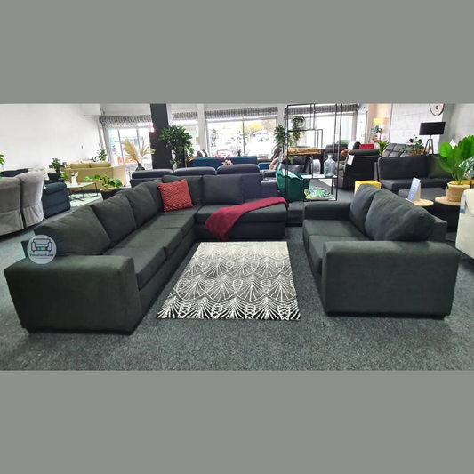 Alana Fabric Corner Lounge Suite | NZ Made