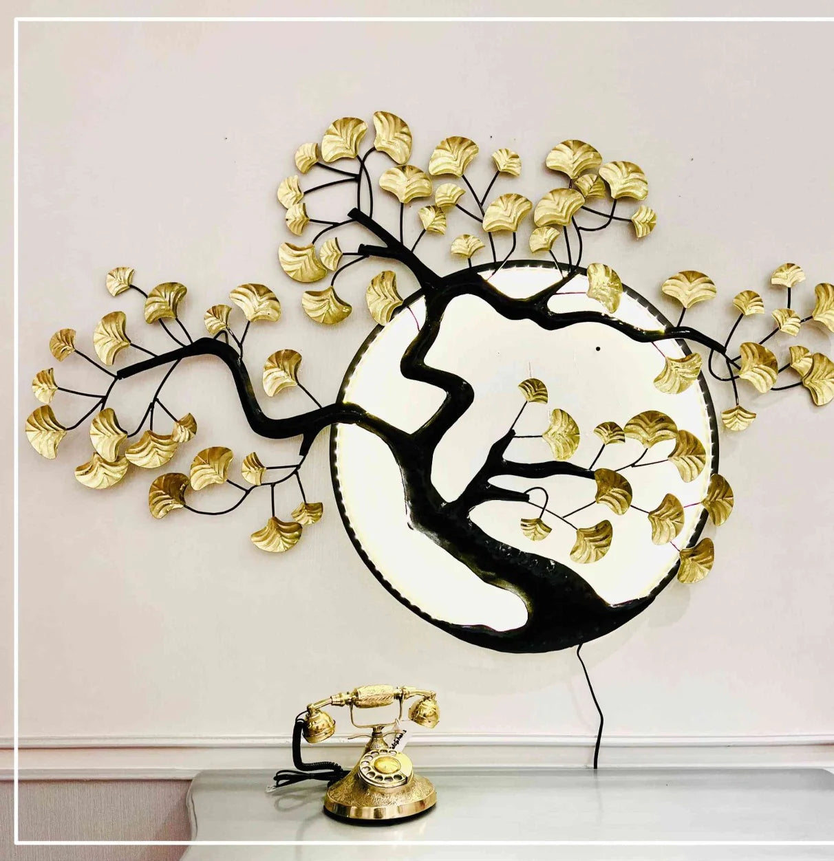 PANORAMIC ANTIQUE GOLDEN WALL ART - Home decor