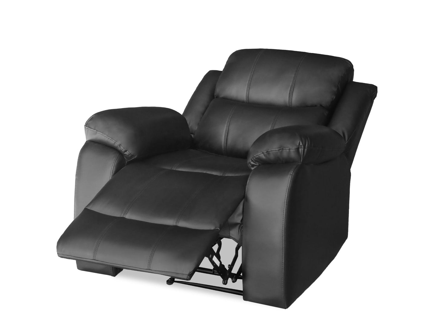 Washington Single Manual Recliner Chair | Black
