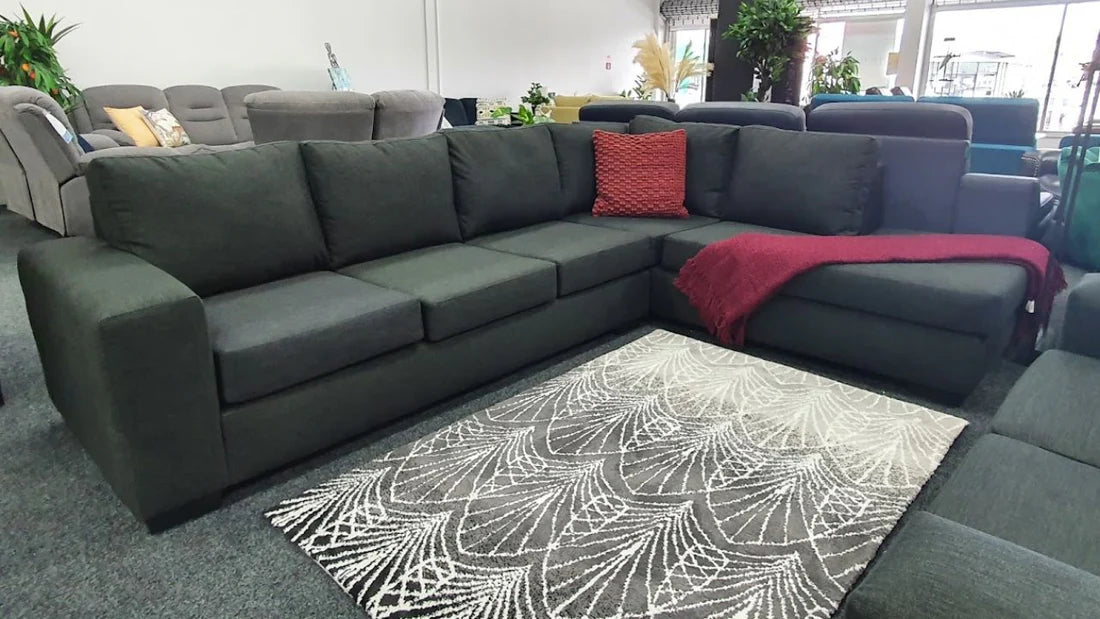 Alana Fabric Corner Lounge Suite | NZ Made