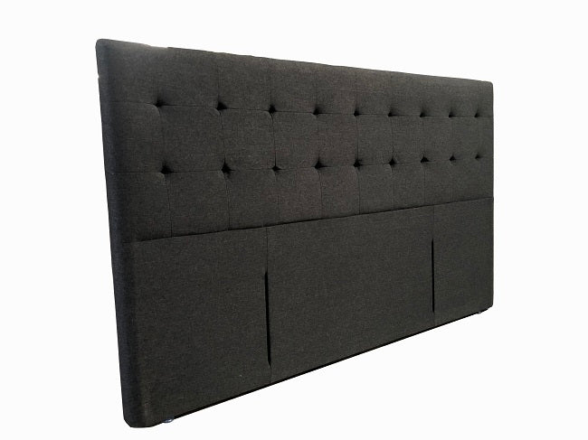 Charcoal Fabric Headboard - Full