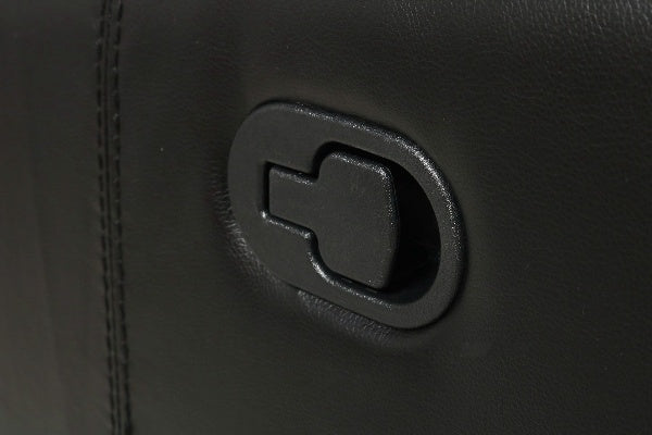 Leather Recliner LED Corner Lounge Suite