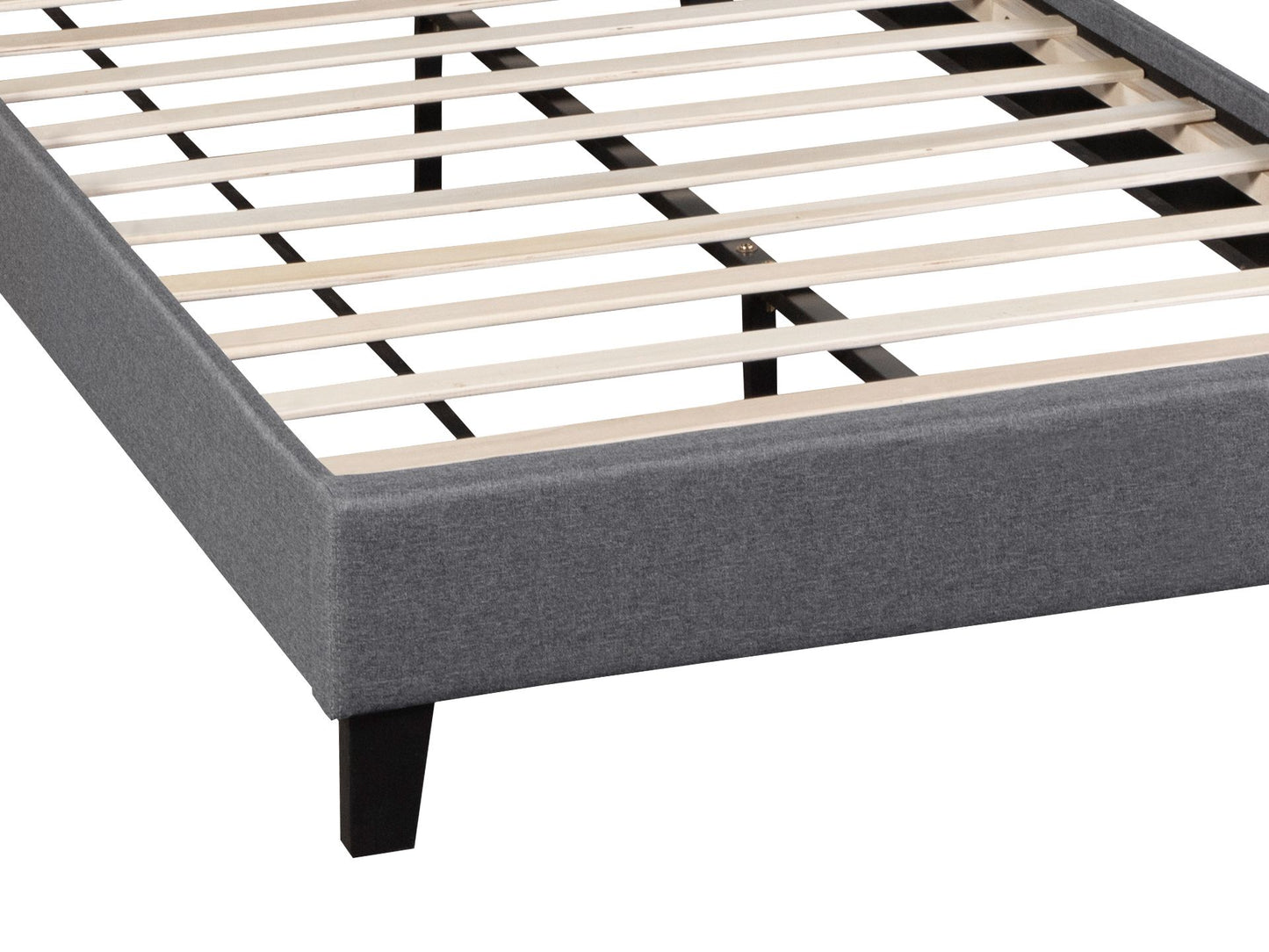 Bily King Single Bed Frame - Dark Grey