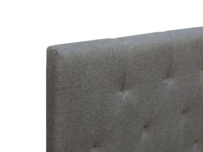 Bily King Single Bed Frame - Dark Grey