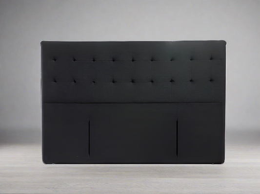 Charcoal Fabric Headboard - Full