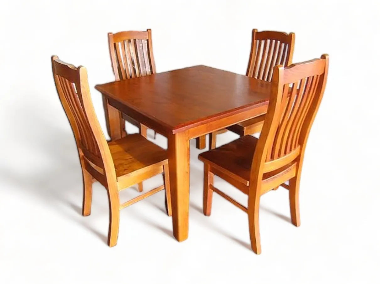 Solid Pine wood Dining Suite 5 Pcs