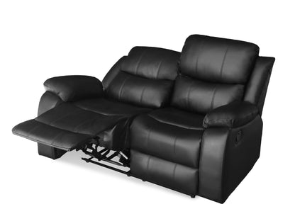 Washington Manual 2 Seater Recliner | Black