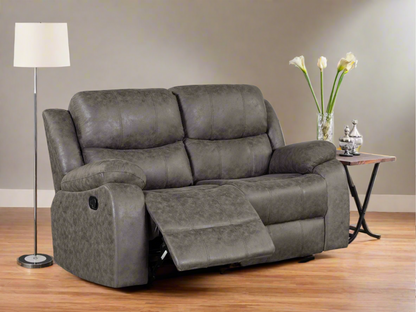 Washington Manual 2 Seater Recliner | Brown